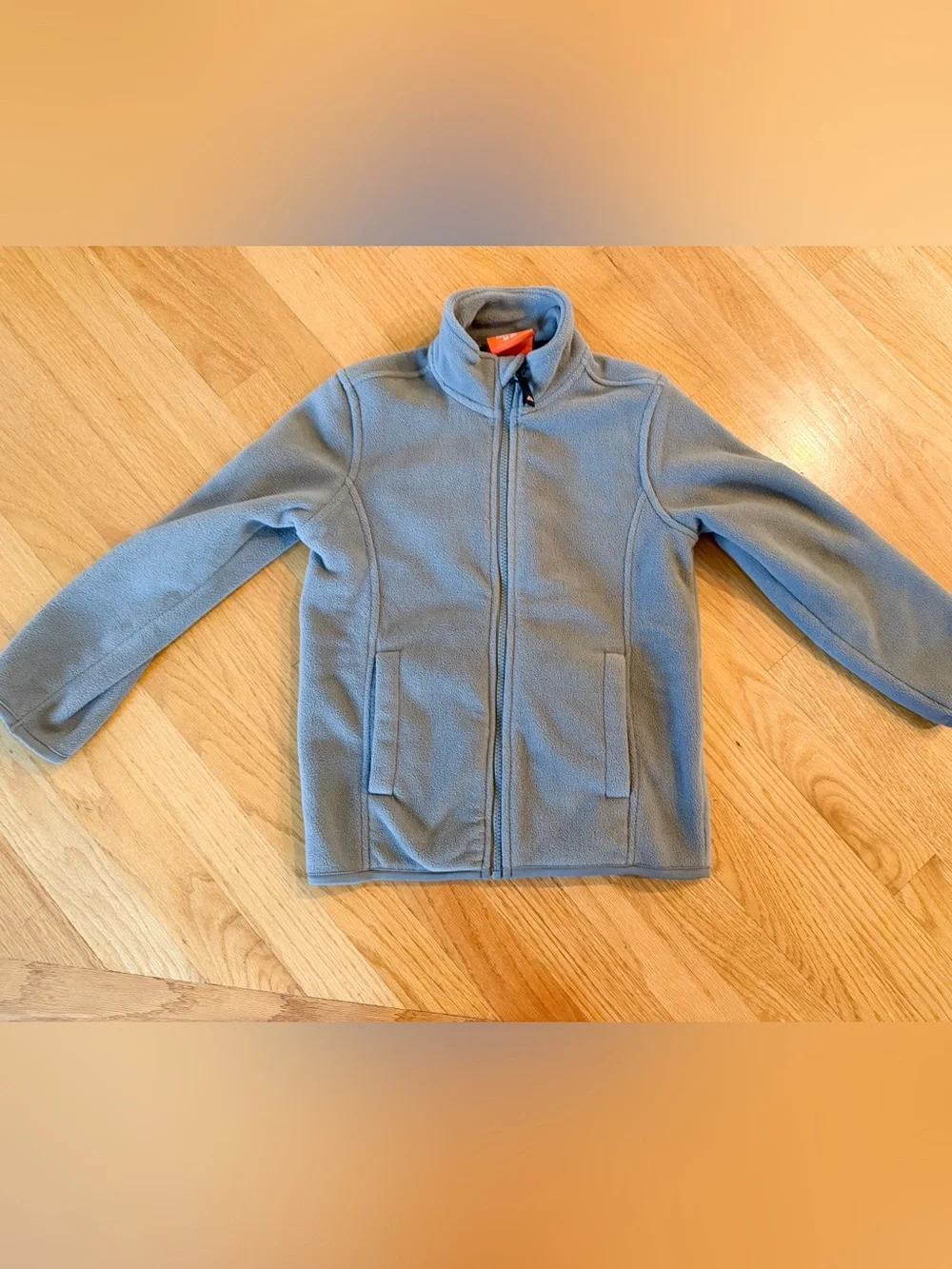 Kids gray Full-Zip Fleece Jacket Sz 8